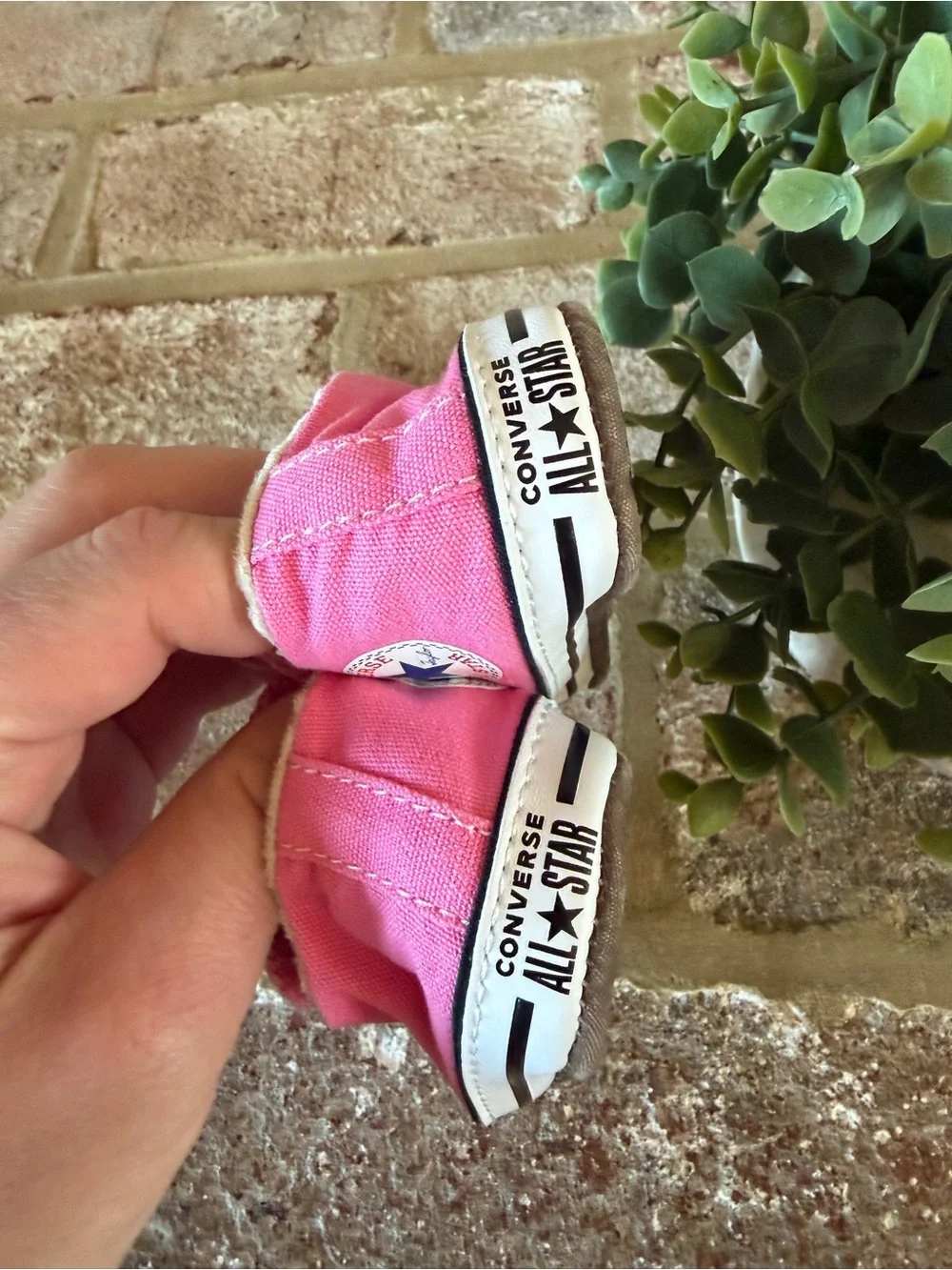Converse | Pink Canvas Kids Sneakers with White Laces